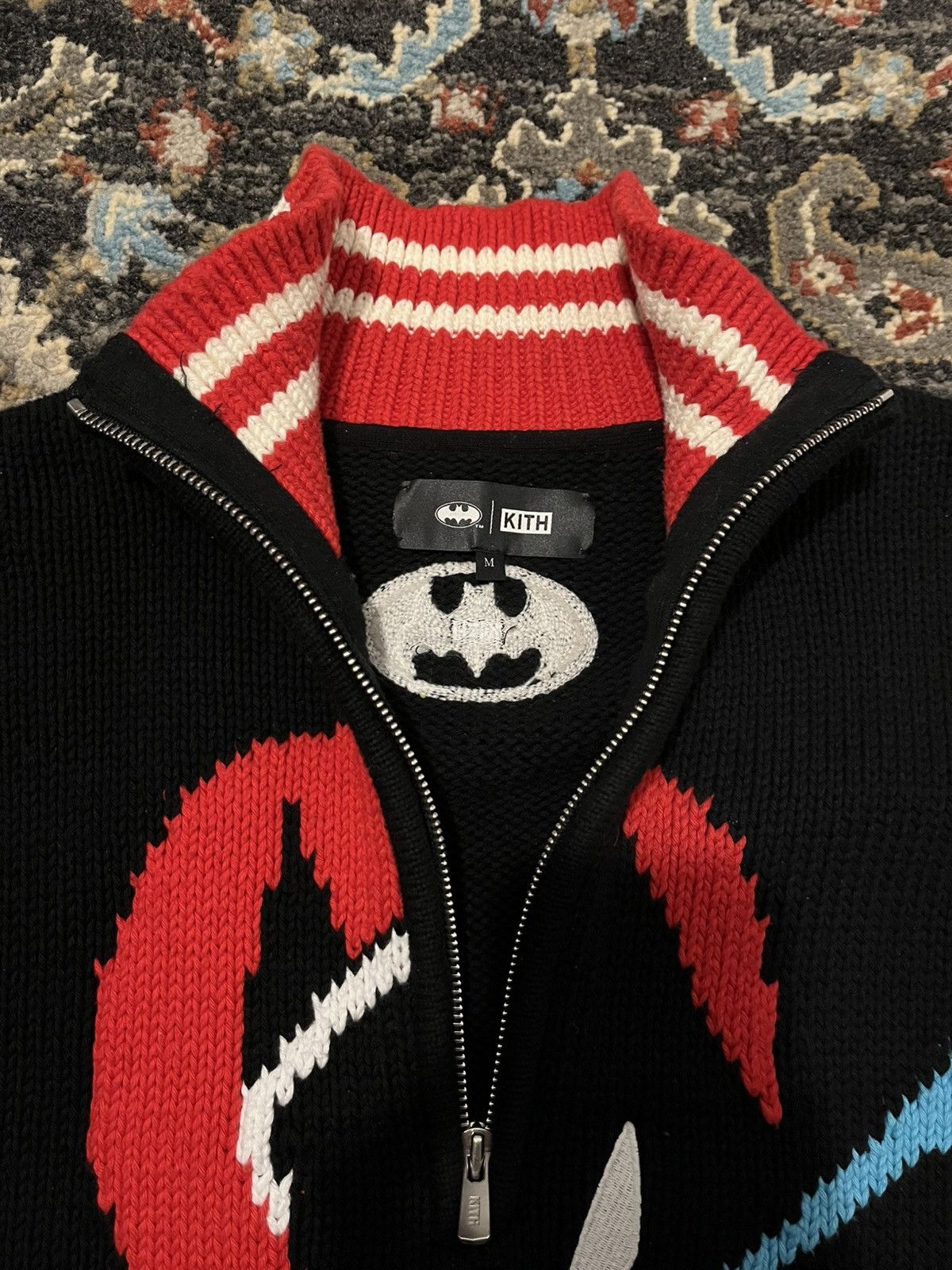 Kith Kith x Batman Knitted 1/3 Zip Size US M / EU 48-50 / 2 - 3 Thumbnail