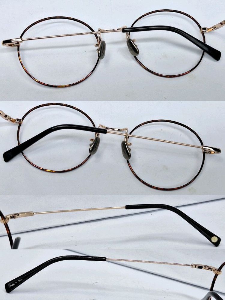 Other 2000s Memory Metal Round Glasses High Elasticity Full Metal Size ONE SIZE - 9 Thumbnail