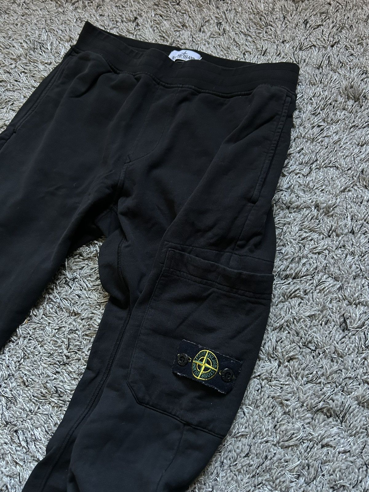 Stone Island Stone Island Junior Sweatpants Joggers black Size US 30 / EU 46 - 4 Thumbnail