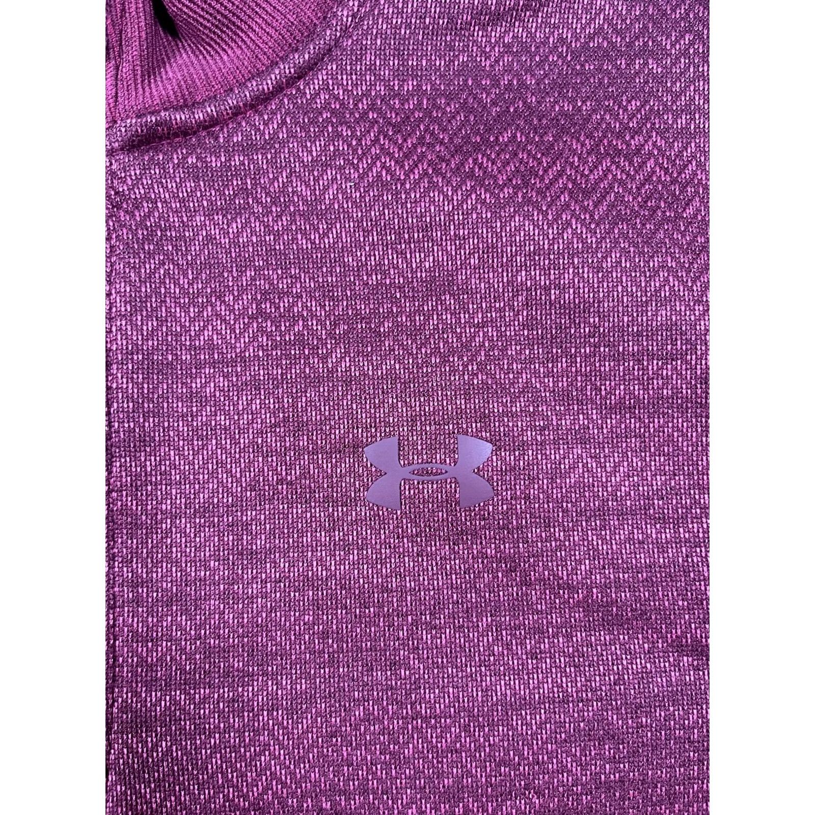 Under Armour Under Armour Sweater Mens Large Red ColdGear Storm Fleece Quarter Zip Pullover Size US L / EU 52-54 / 3 - 4 Thumbnail