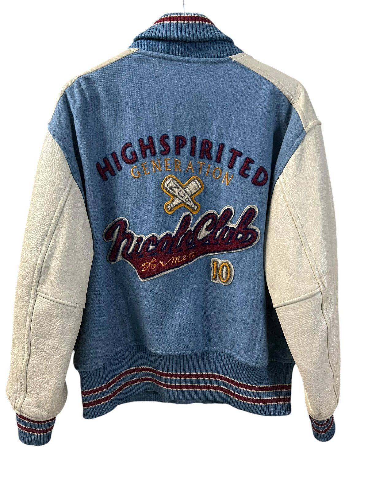 Nicole Club VINTAGE NICOLE CLUB FOR MEN WOOL VARSITY JACKET Size US M / EU 48-50 / 2 - 2 Thumbnail