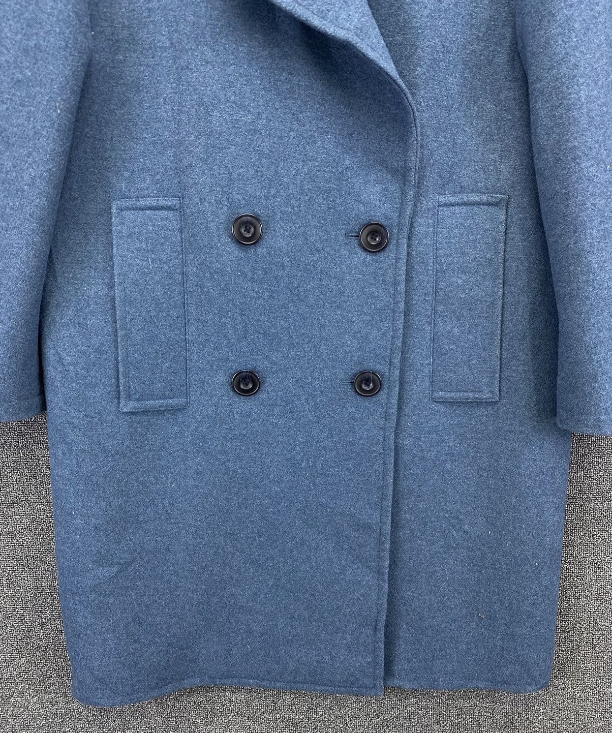 Christophe Lemaire × Lemaire × Uniqlo Lemaire x Uniqlo Double Breasted Wool Coat Long Jacket Size US M / EU 48-50 / 2 - 7 Thumbnail