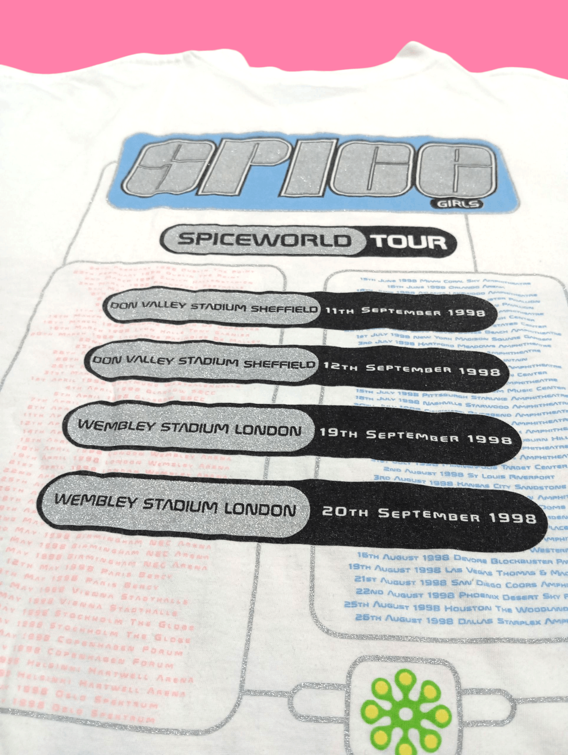 Band Tees Vintage Spice Girls Spiceworld Europe Tour Shirt Size US M / EU 48-50 / 2 - 5 Thumbnail
