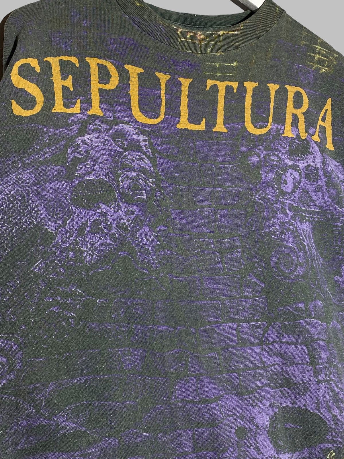 90s Sepultura Tシャツ BLUE GRAPE USA製 Vintage Sepultura 1999 Blue Grape Long Sleeve T-Shirt – Justin Reed