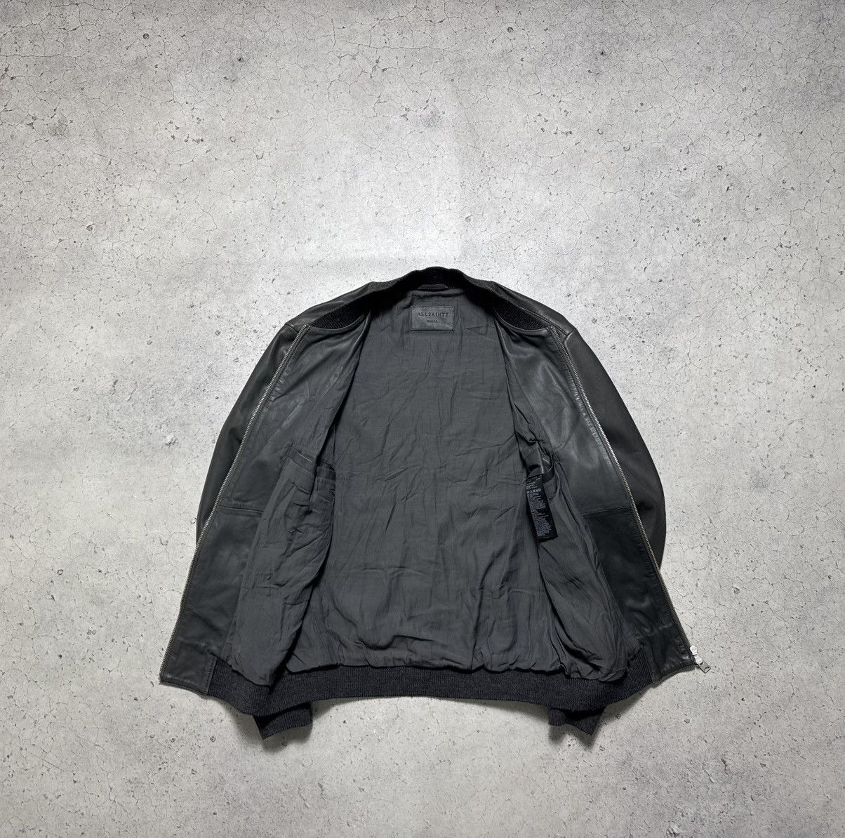 Allsaints Allsaints Leather Bomber Jacket Size S Size US S / EU 44-46 / 1 - 6 Thumbnail
