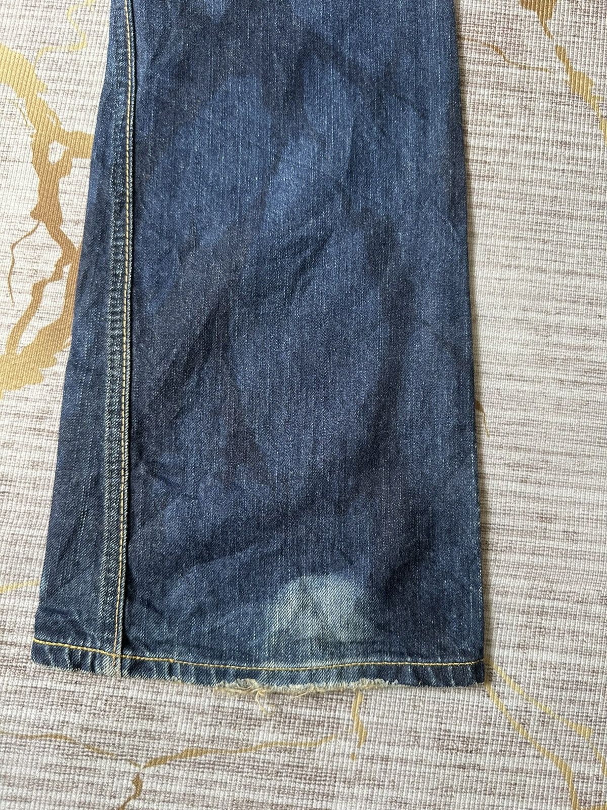 Tornado Mart FLARE Edwin 503 Claw Marks Design Denim Size US 30 / EU 46 - 10 Thumbnail