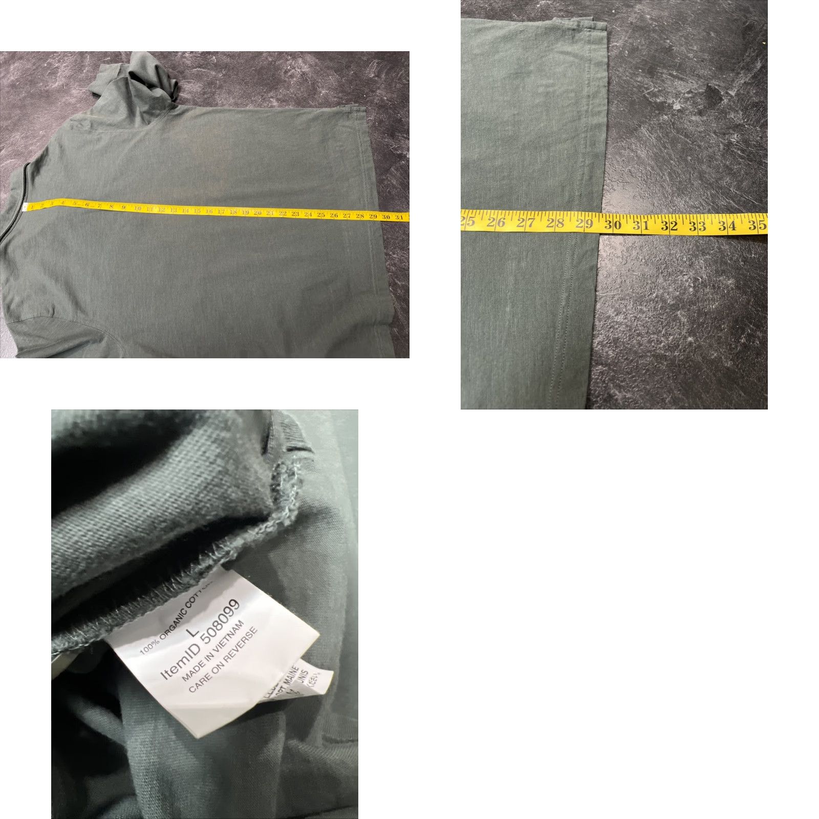 Vintage L.L. Bean Polo Shirt Green Mens L Regular Fit Long Sleeve Organic Cotton Pocket 100% Cotton Casual Golf Walking Classic Boyfriend Size US L / EU 52-54 / 3 - 8 Thumbnail