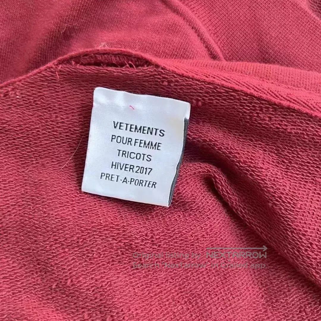 Vetements Maroon Zip. Size US S / EU 44-46 / 1 - 4 Thumbnail