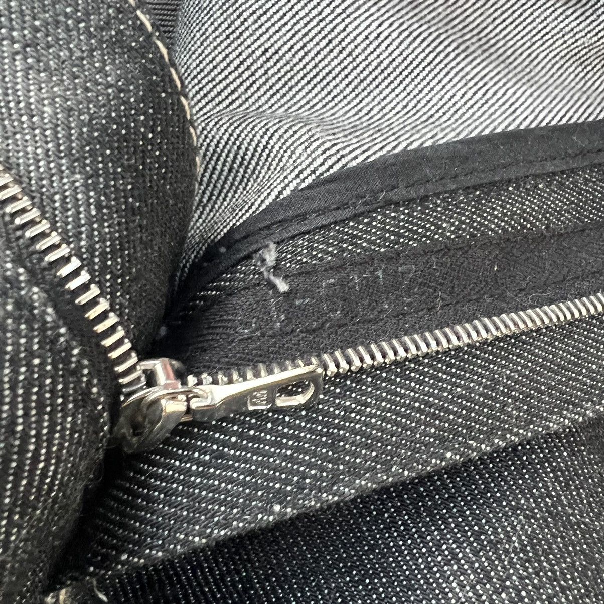 Balenciaga × Japanese Brand BALENCIAGA Denim Black Flared Low Rise Jeans 27 Size 27" / US 4 / IT 40 - 11 Thumbnail