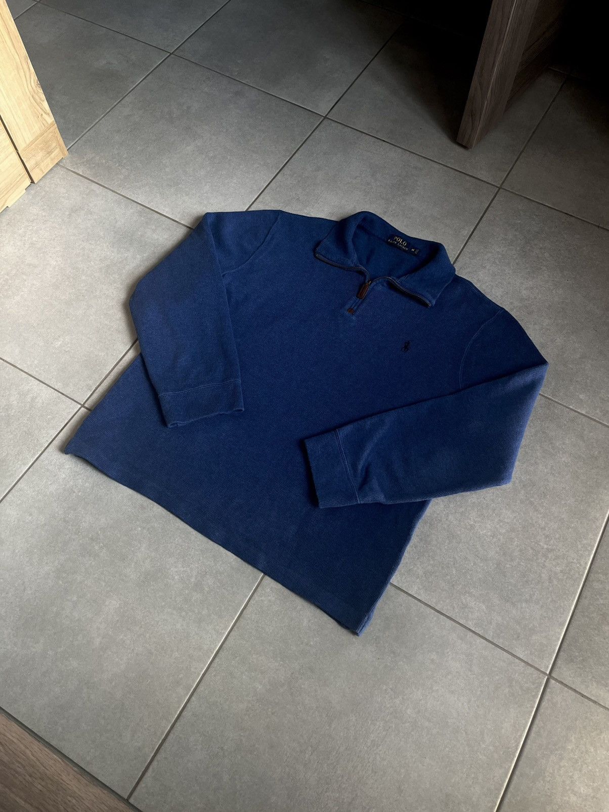 Polo Ralph Lauren × Ralph Lauren Ralph Lauren Cotton 1/3 Zip Knitwear Size US M / EU 48-50 / 2 - 3 Thumbnail