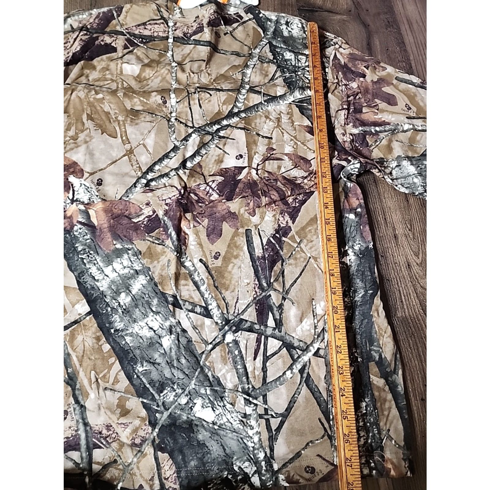 Vintage Outfitters Ridge Mens L T-Shirt Camouflage Pocket Crew Neck Green Outdoor Nature Grunge Utility Shirt Size US L / EU 52-54 / 3 - 4 Thumbnail