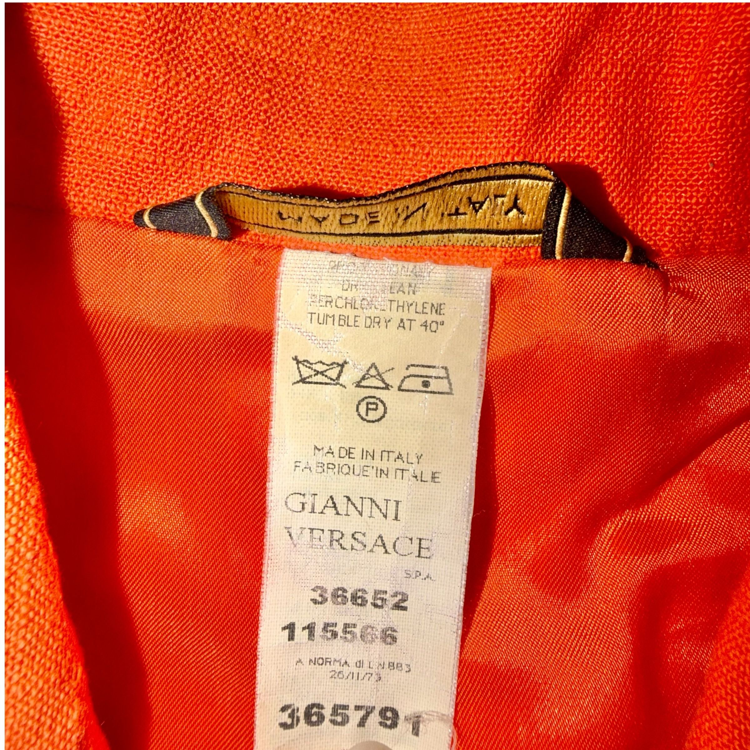 Versace GIANNI VERSACE VINTAGE BONDAGE JACKET Size S / US 4 / IT 40 - 6 Thumbnail