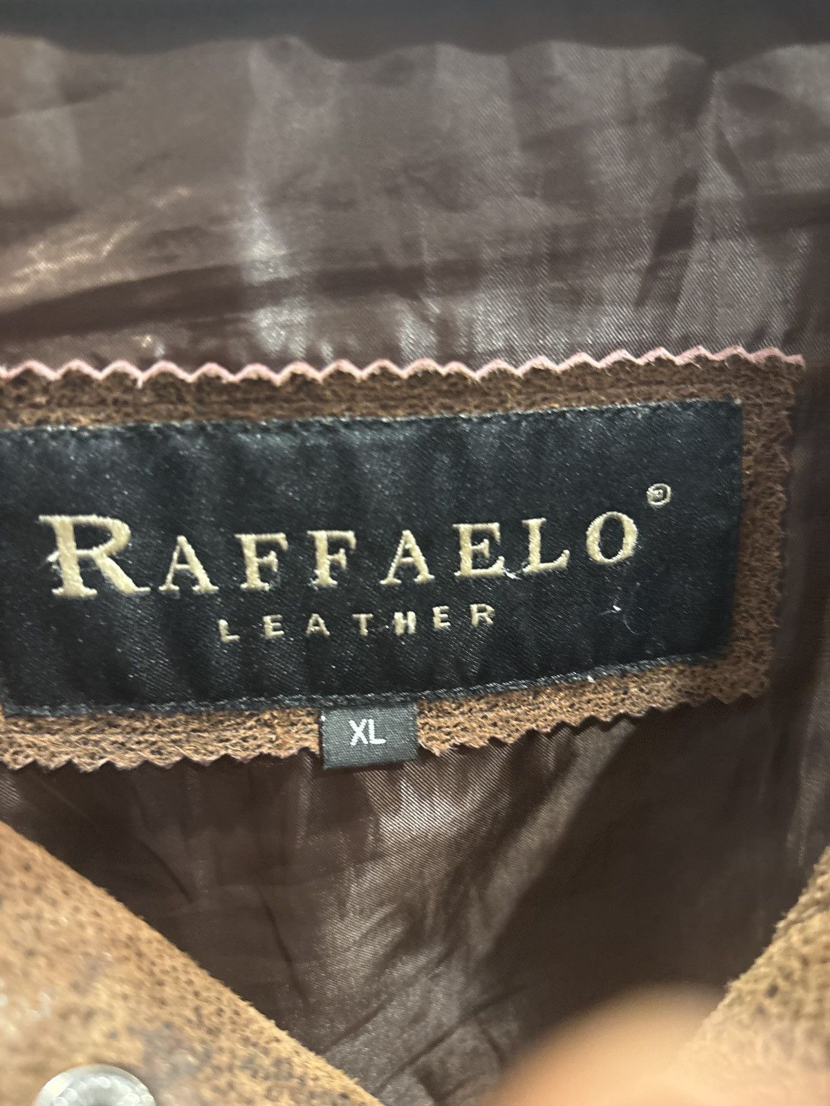 Other Raffaelo Vintage Leather Jacket Size US XL / EU 56 / 4 - 4 Thumbnail