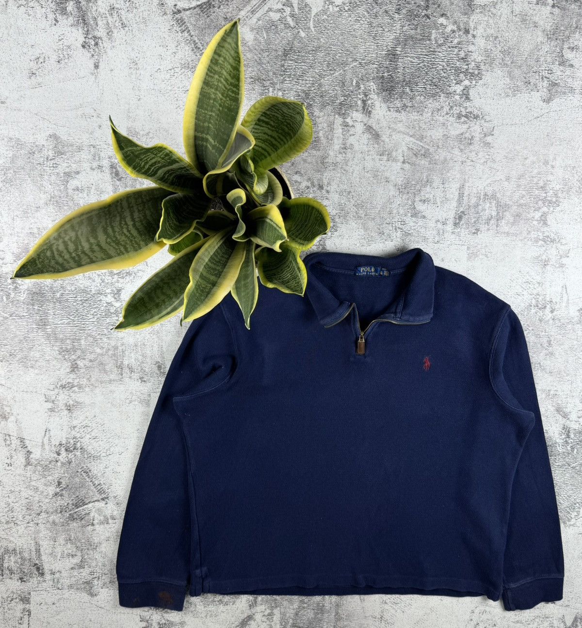 Polo Ralph Lauren Polo Ralph Lauren Retro 1/3 Zip Sweatshirt Hoodie Pullover Size US XL / EU 56 / 4 - 1 Thumbnail