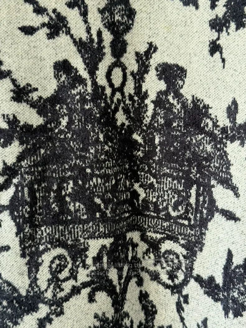 Dior Dior Black and white jacquard knitwear sweater Size S / US 4 / IT 40 - 5 Thumbnail