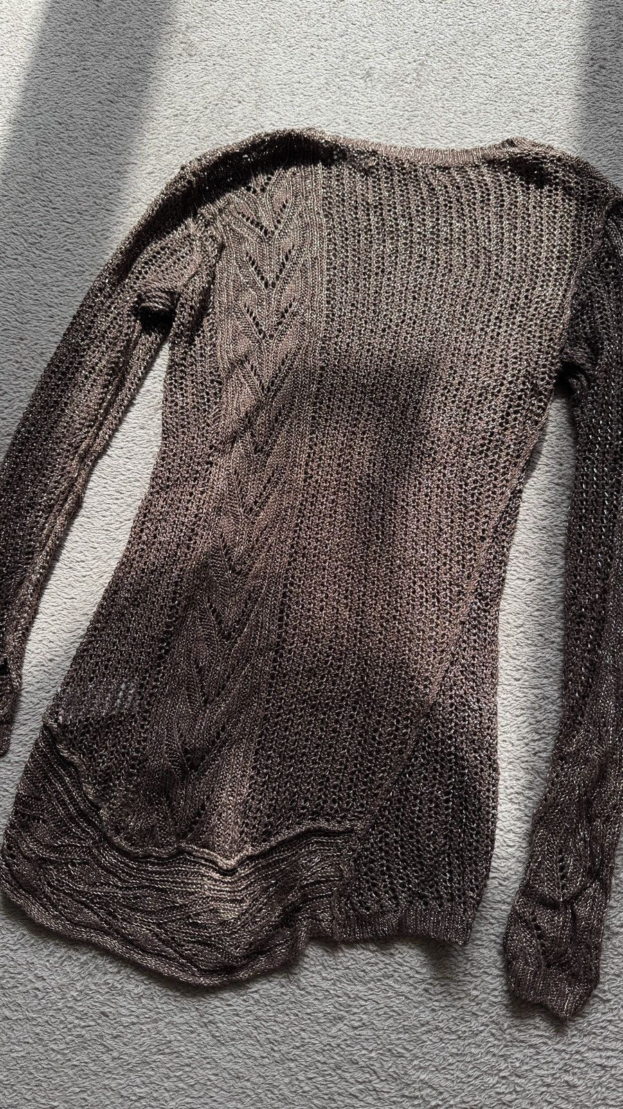 Le Grande Bleu (L.G.B.) Metallic Margiela Rick Owens Yohji LGB Vibe Mesh LongSleeve Size M / US 6-8 / IT 42-44 - 5 Thumbnail