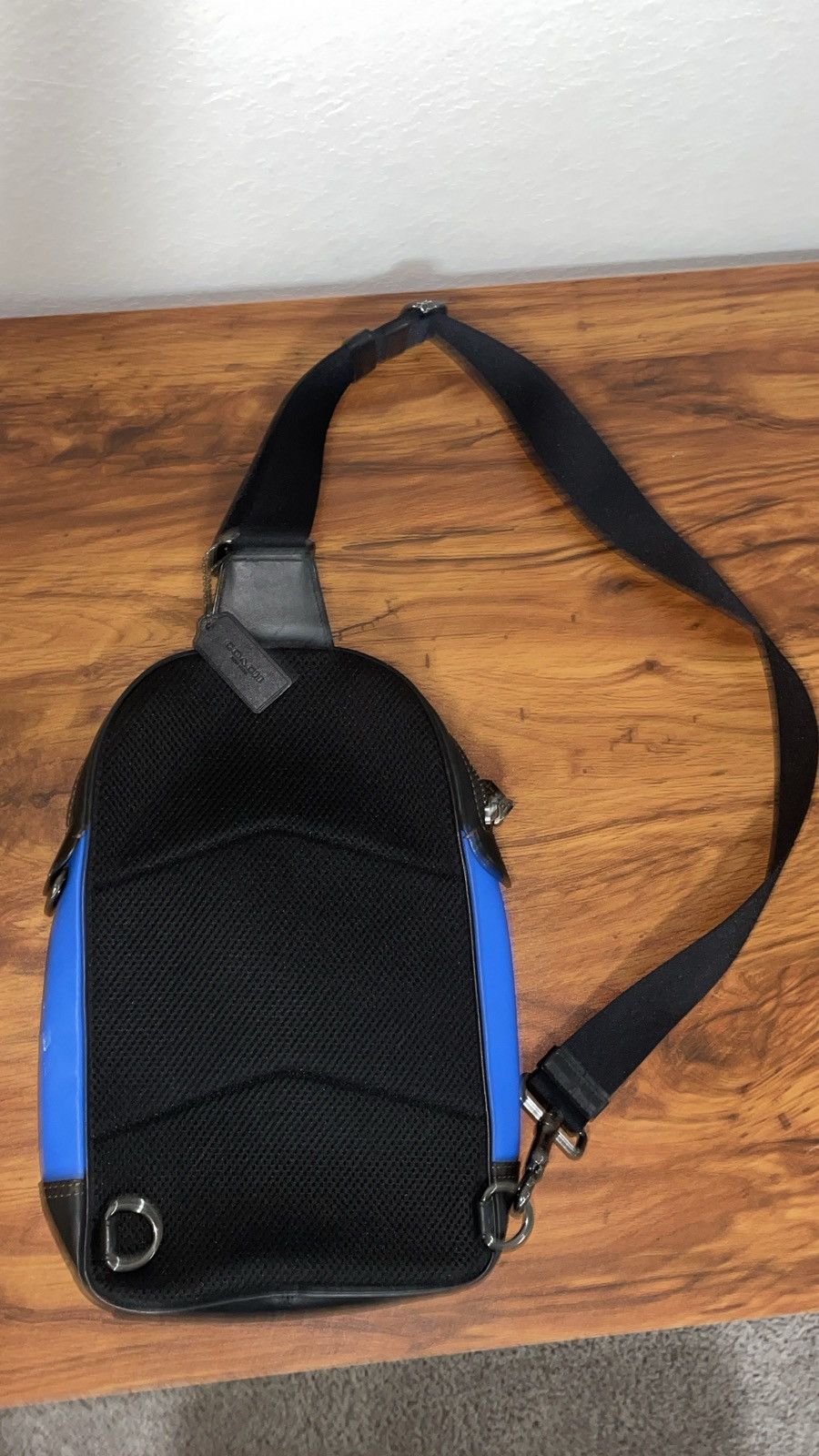Coach × Japanese Brand × Vintage Vintage Japanese blue leather shoulder coach unisex bag Size ONE SIZE - 2 Thumbnail