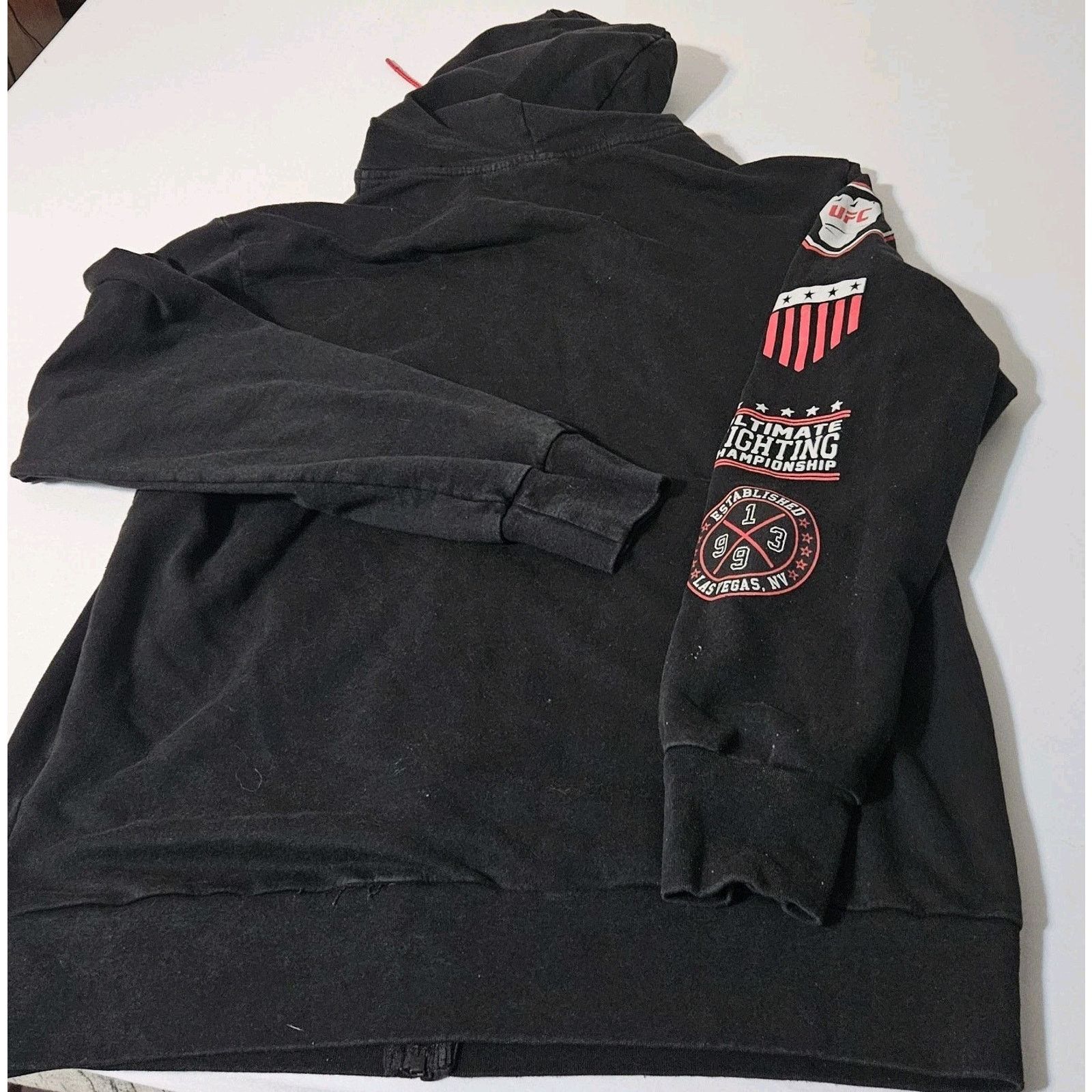 UFC VTG 90s Y2K UFC Hoodie Mens L MMA Jiu Jitsu Ultimate Fight Size US L / EU 52-54 / 3 - 5 Thumbnail