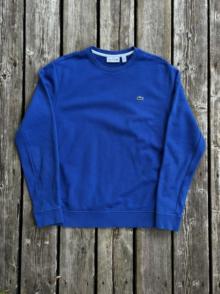 Lacoste 100% Authentic Men's Fleece Crew Neck Sweatshirt Size US L / EU 52-54 / 3 - 1 Thumbnail