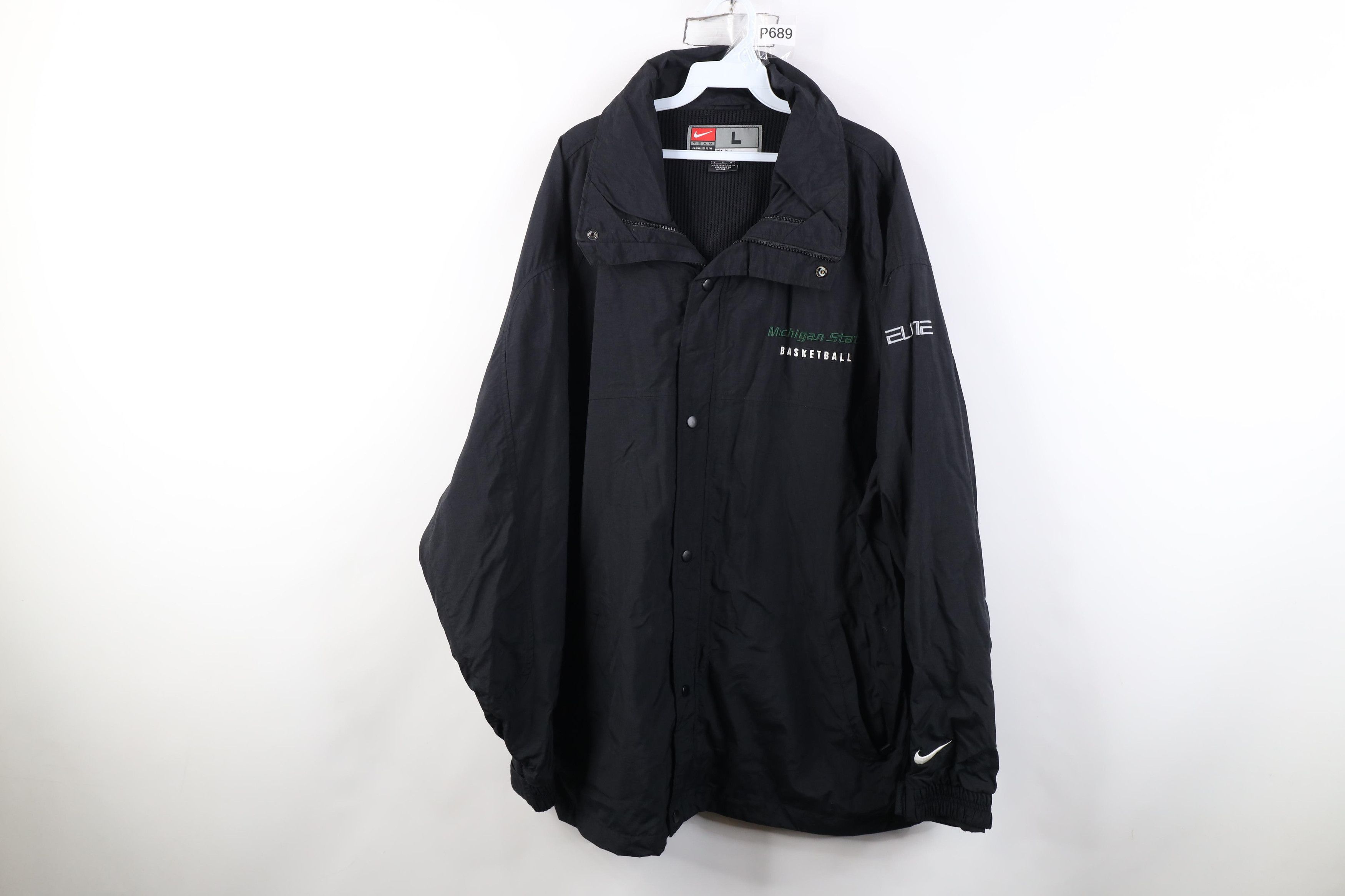 Nike Nike Elite Michigan State University Basketball Jacket Black Size US L / EU 52-54 / 3 - 1 Thumbnail