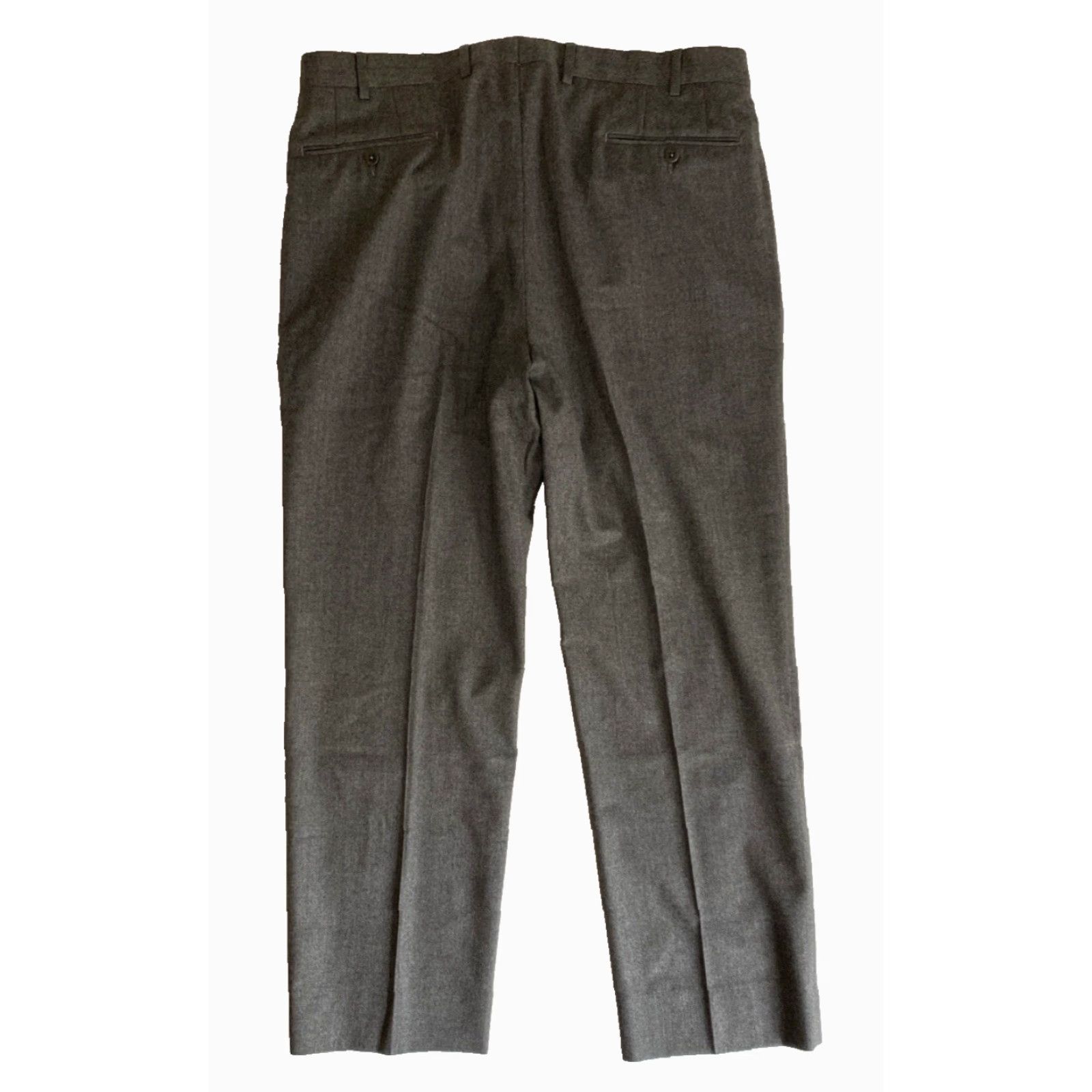 Ermenegildo Zegna VINTAGE Ermenegildo Zegna Pants Wool Dress Men's 36 Gray Size US 36 / EU 52 - 2 Thumbnail