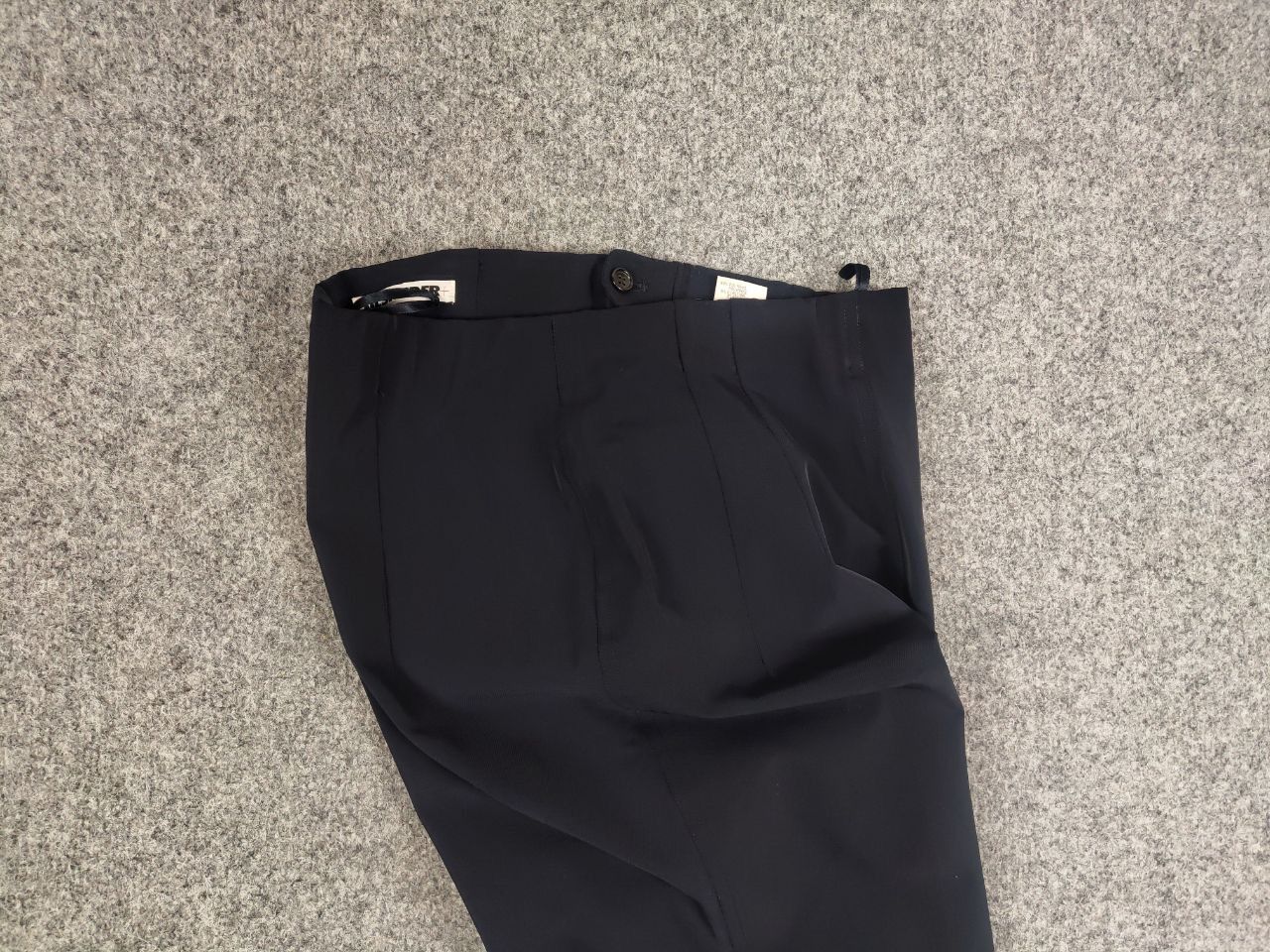 Jil Sander Vintage Jil Sander Woman Polyamide Dark blue ankle Zip Pants Size 40" / US 18 - 11 Thumbnail