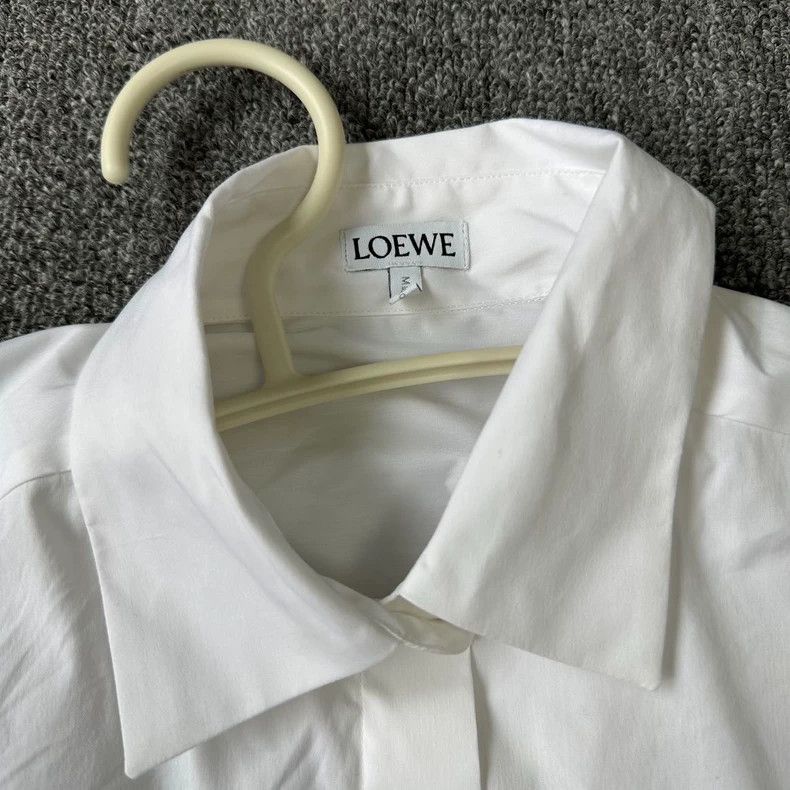 Loewe LOEWE White shirt in solid color Size S / US 4 / IT 40 - 5 Thumbnail