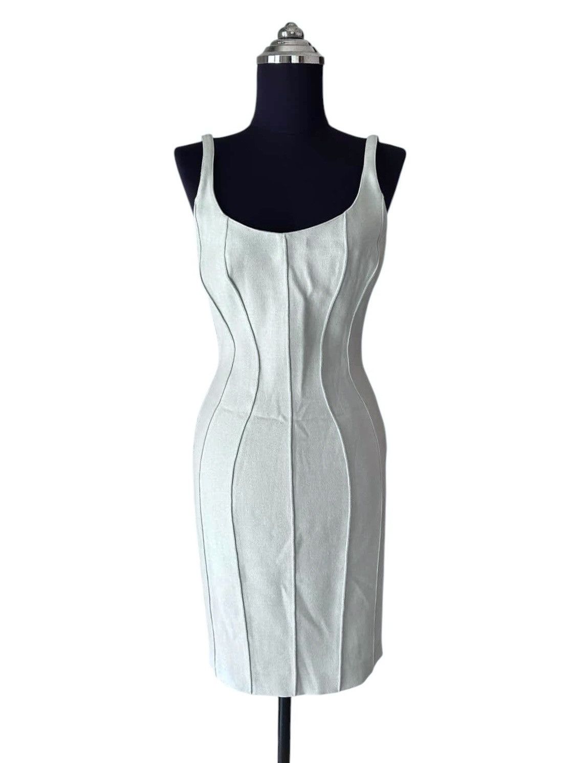 Thierry Mugler 90s Sculptured Dress Size XS / US 0-2 / IT 36-38 - 1 Thumbnail