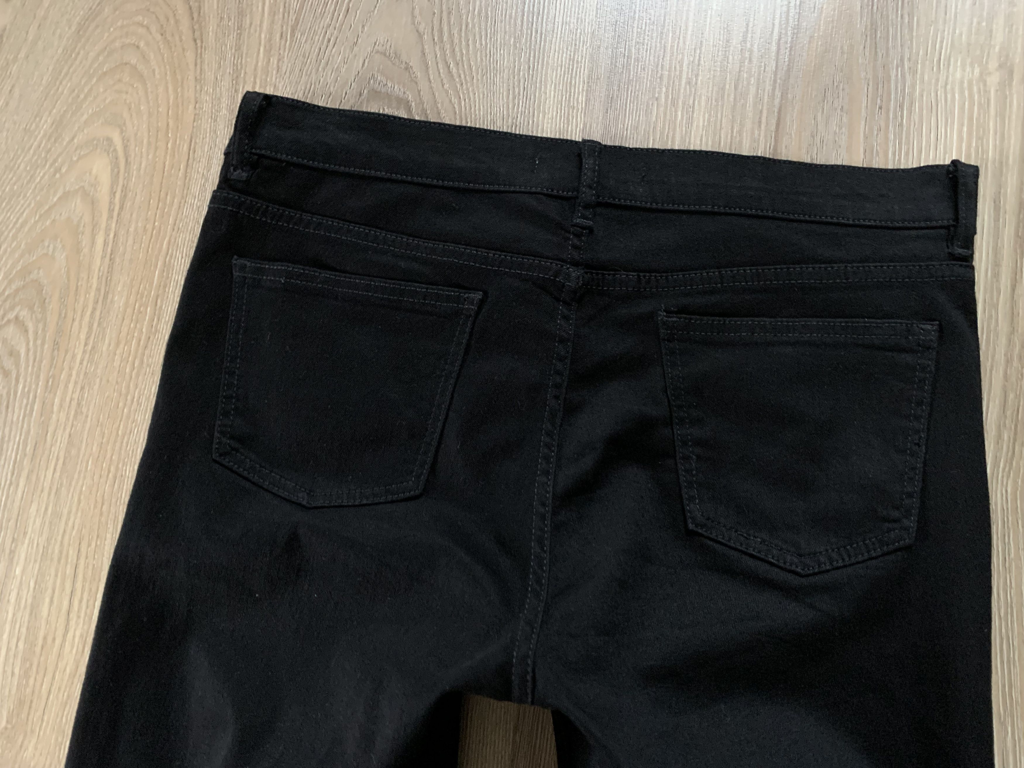 LK Bennett × Vintage LK Bennett London TR Dana Black Bell Bottom Stretch Jeans Size 32" / US 10 / IT 46 - 9 Thumbnail