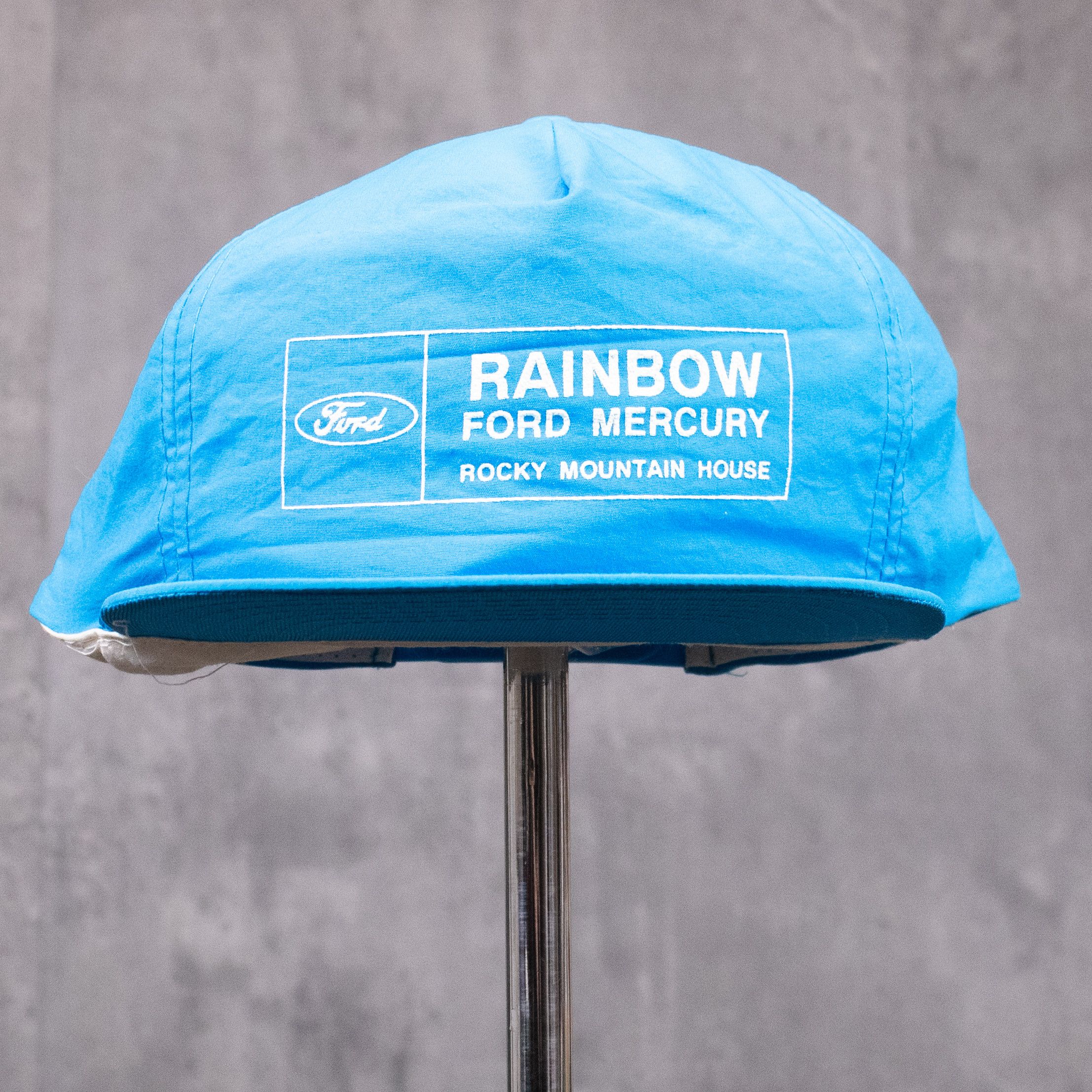 Ford × Vintage Vintage 1990's Ford Racing Rope Baby Blue 5 Pannel Hat Size ONE SIZE - 1 Thumbnail