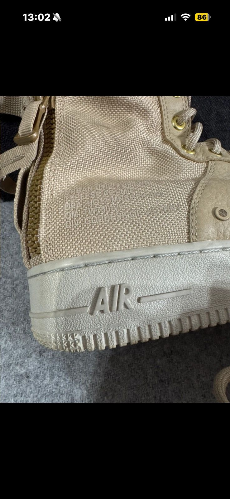 Nike Nike SF AF1 Mid Air Force 1 Mushroom Light Bone 2017 size 40 Size US 10 / IT 40 - 12 Thumbnail