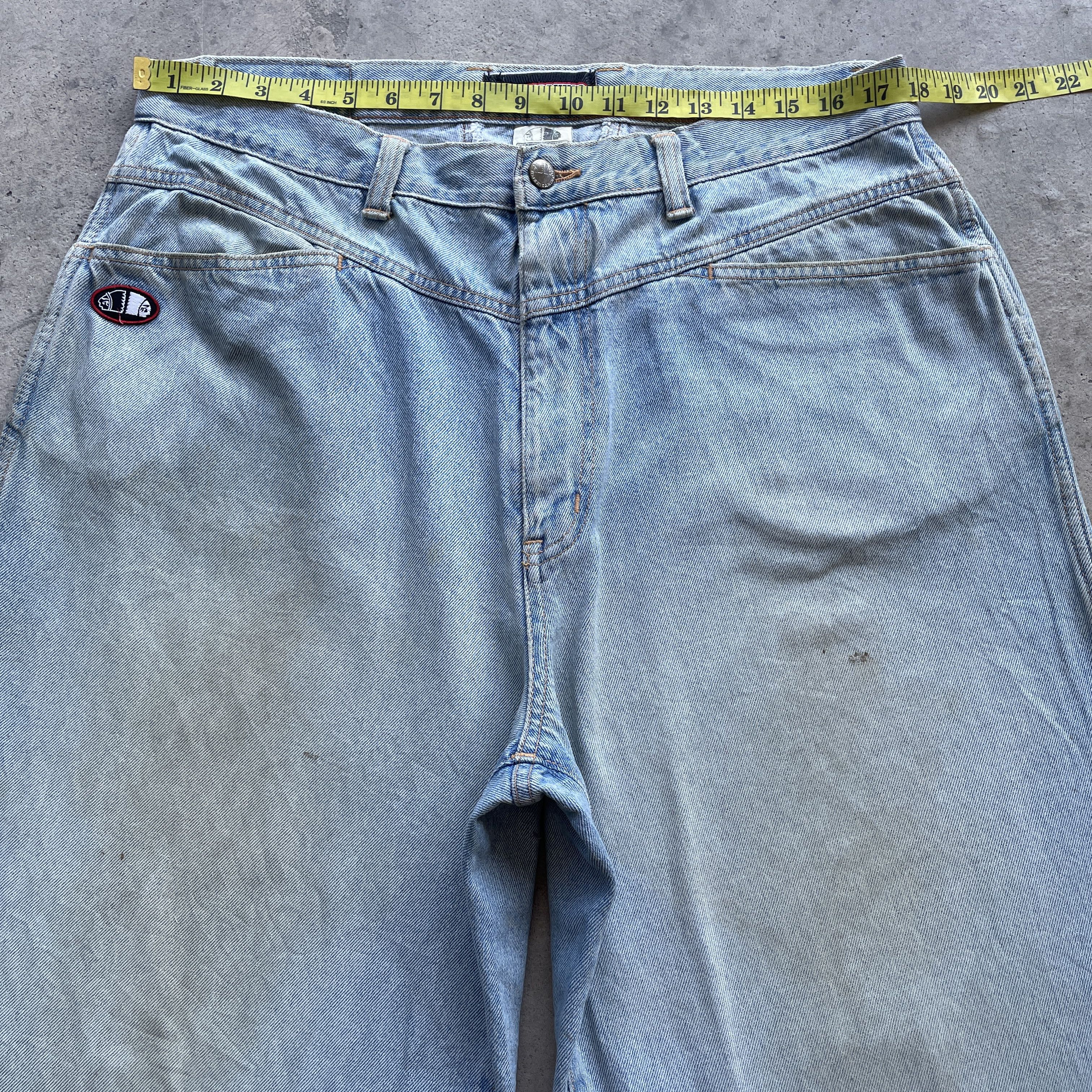 Jean × Vintage Vintage Americano Rusty/Dirty Denim Pants Baggy Jeans Size US 35 - 5 Thumbnail