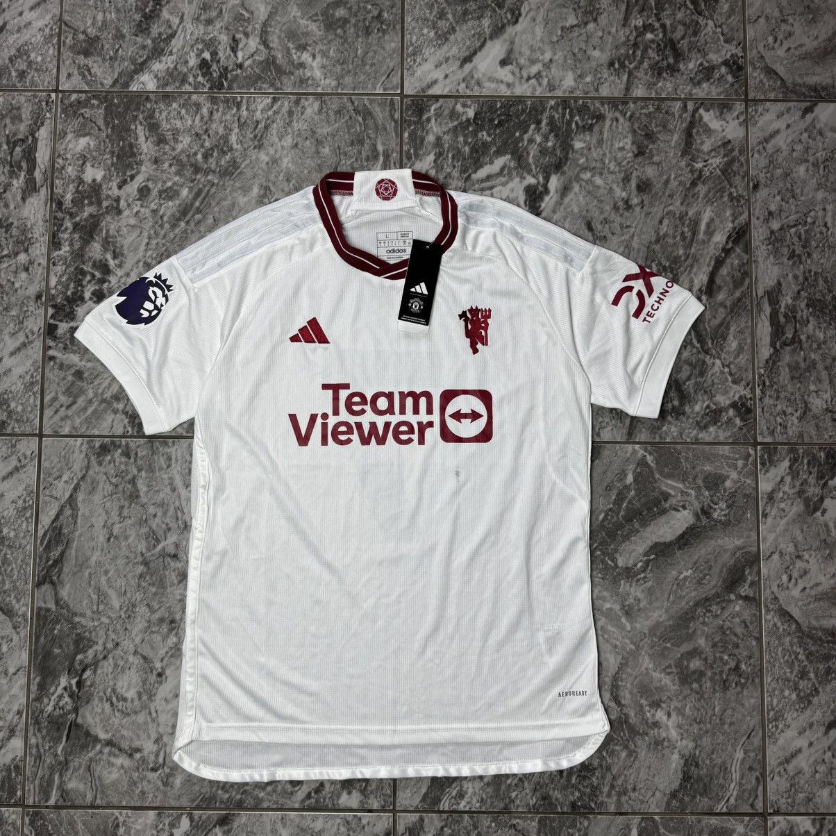 Adidas #7 Mount Adidas Manchester United 23/24 Soccer Jersey Size US L / EU 52-54 / 3 - 2 Thumbnail