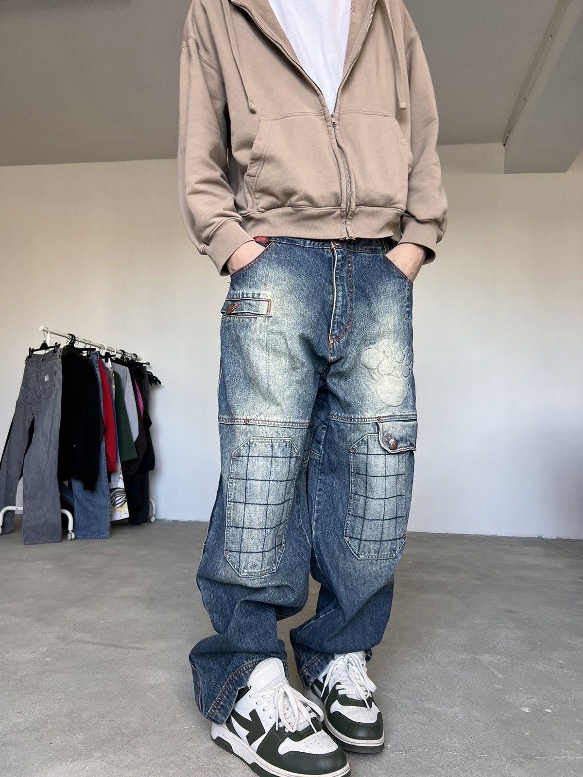 JNCO Vintage Bullrot Baggy Jeans Y2K Size US 32 / EU 48 - 2 Thumbnail