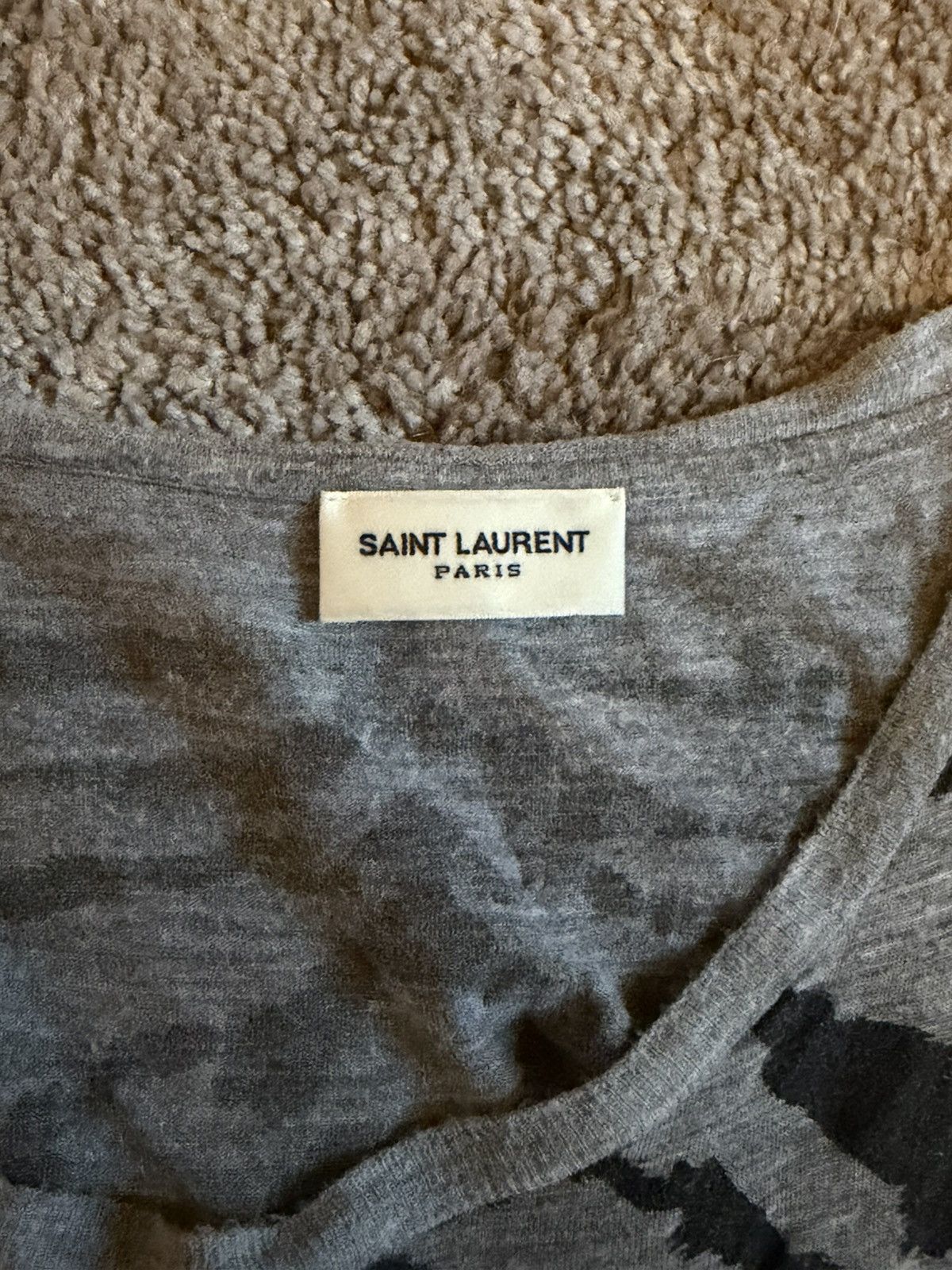 Yves Saint Laurent Saint Laurent Paris Zebra T Size US XS / EU 42 / 0 - 2 Thumbnail