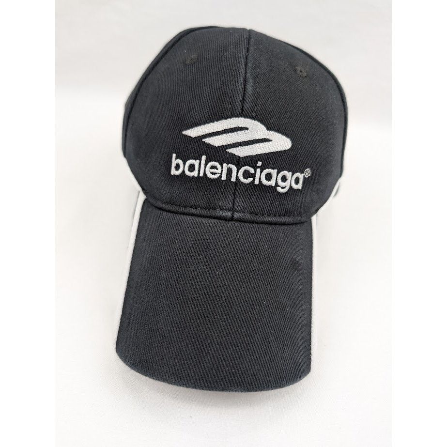 Balenciaga o1rshd1 Size: L / 3B Baseball Cap / Hat in Black/White Size ONE SIZE - 3 Thumbnail