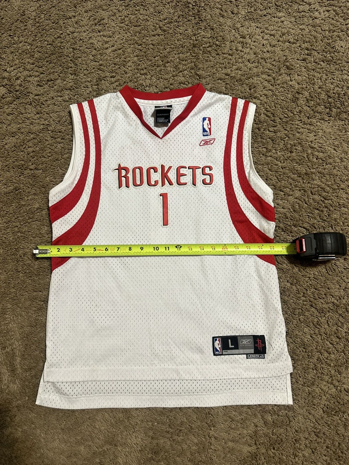 NBA Vintage Kids NBA Reebok Houston Rockets 00s size large Size US XXS / EU 40 - 4 Thumbnail