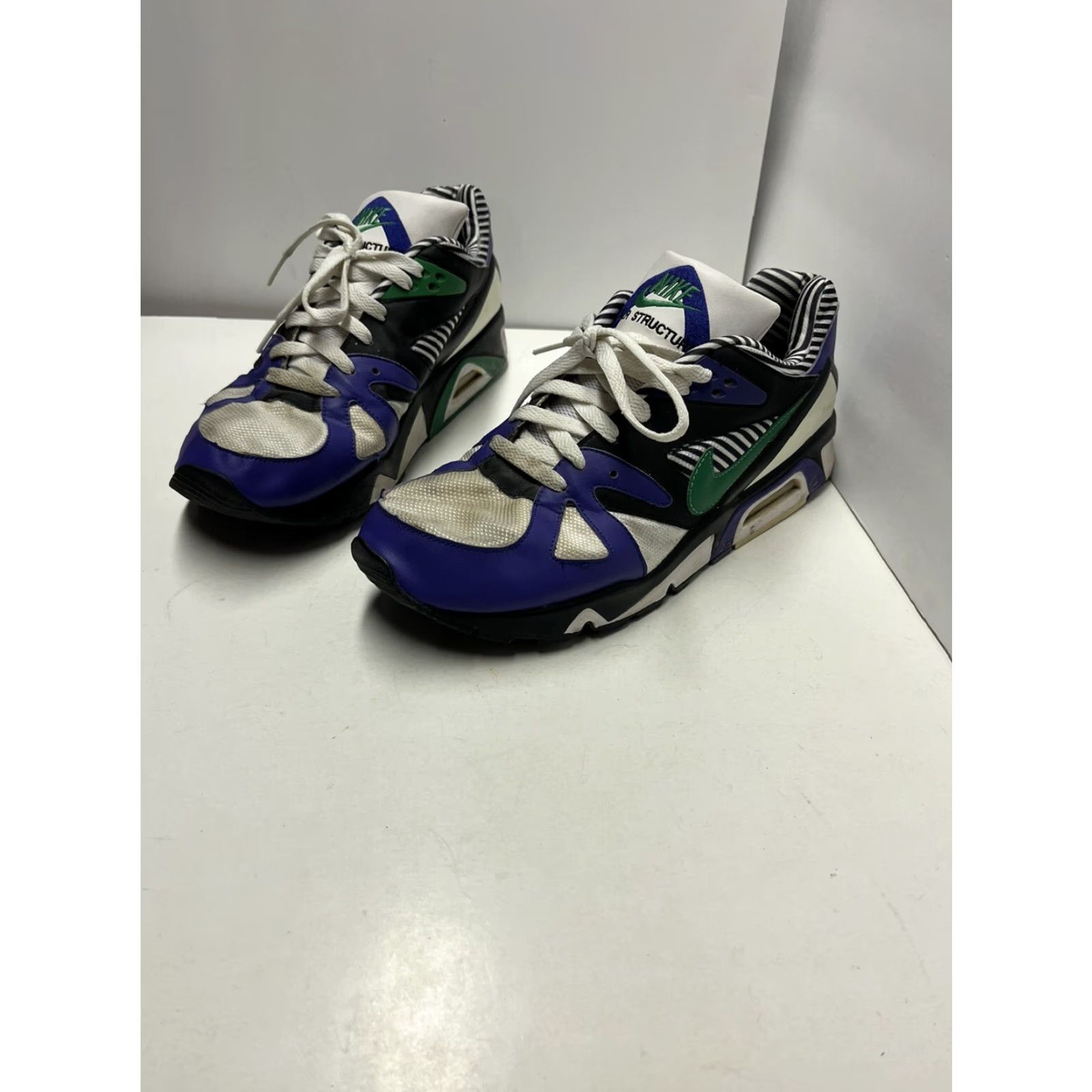 Nike Nike Air Structure Triax 91 Men 11 Sneaker 318088-132 Multicolor Used Size US 10 / EU 43 - 2 Thumbnail