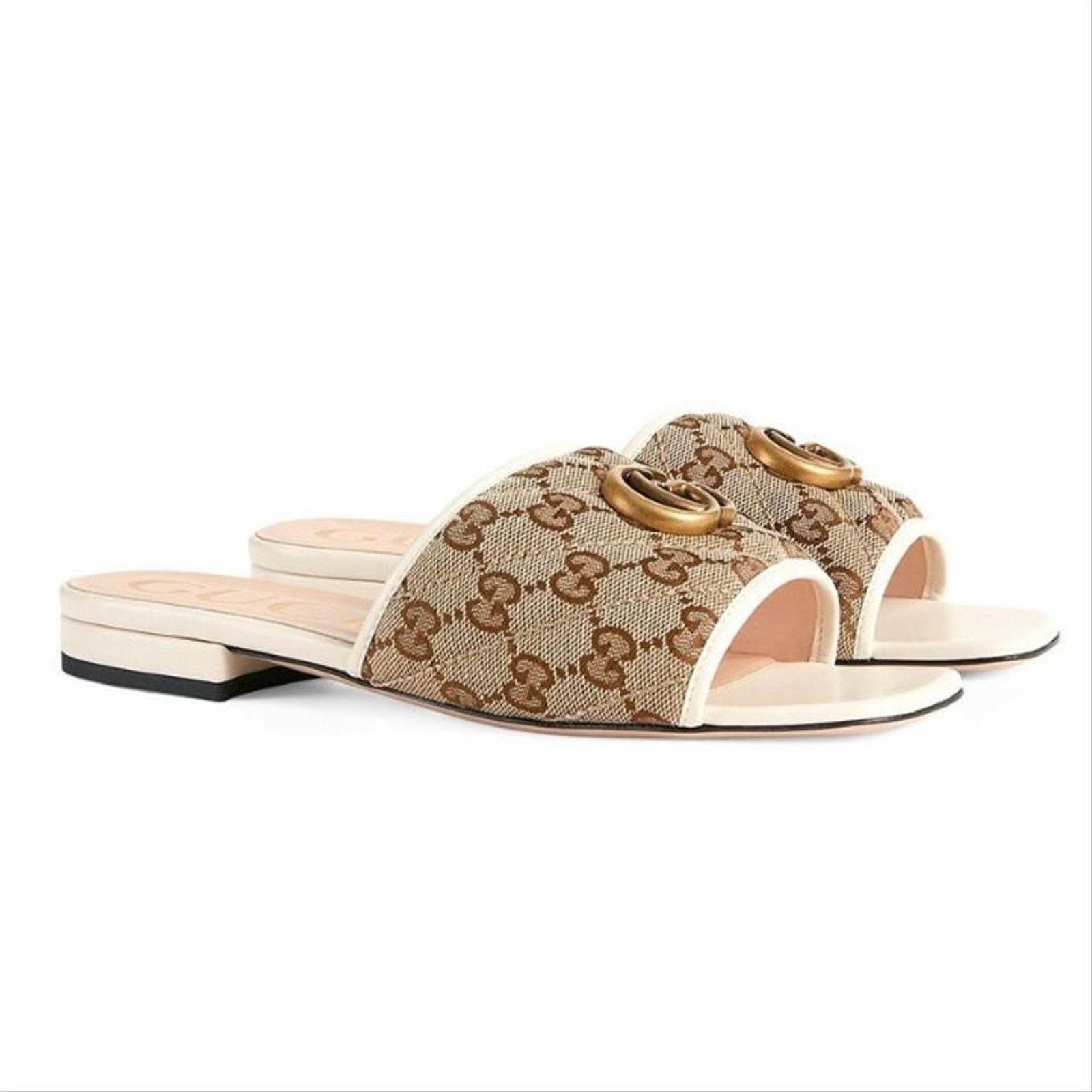 Gucci GUCCI Jolie GG logo supreme leather slides slippers Size US 9 / IT 39 - 2 Thumbnail