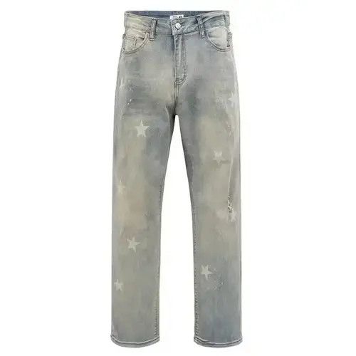 Designer × Japanese Brand × Vintage grunge graphic pattern faded jeans Size US 32 / EU 48 - 1 Thumbnail
