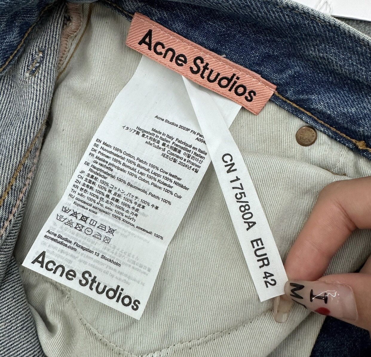 Acne Studios Acne studios Mud dyed to make old jeans 2412-Nextarrow Size US 42 / EU 58 - 3 Thumbnail