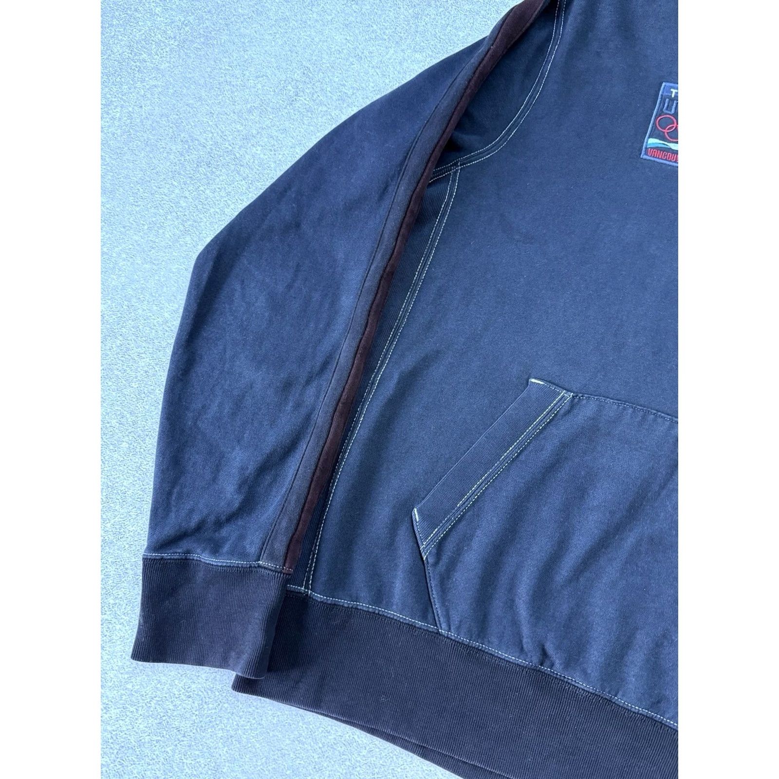 Polo Ralph Lauren VINTAGE Polo Ralph Lauren Hoodie Shirt USA Vancouver 2010 Pullover L Blue Big Pony Logo Mens Size US L / EU 52-54 / 3 - 5 Thumbnail
