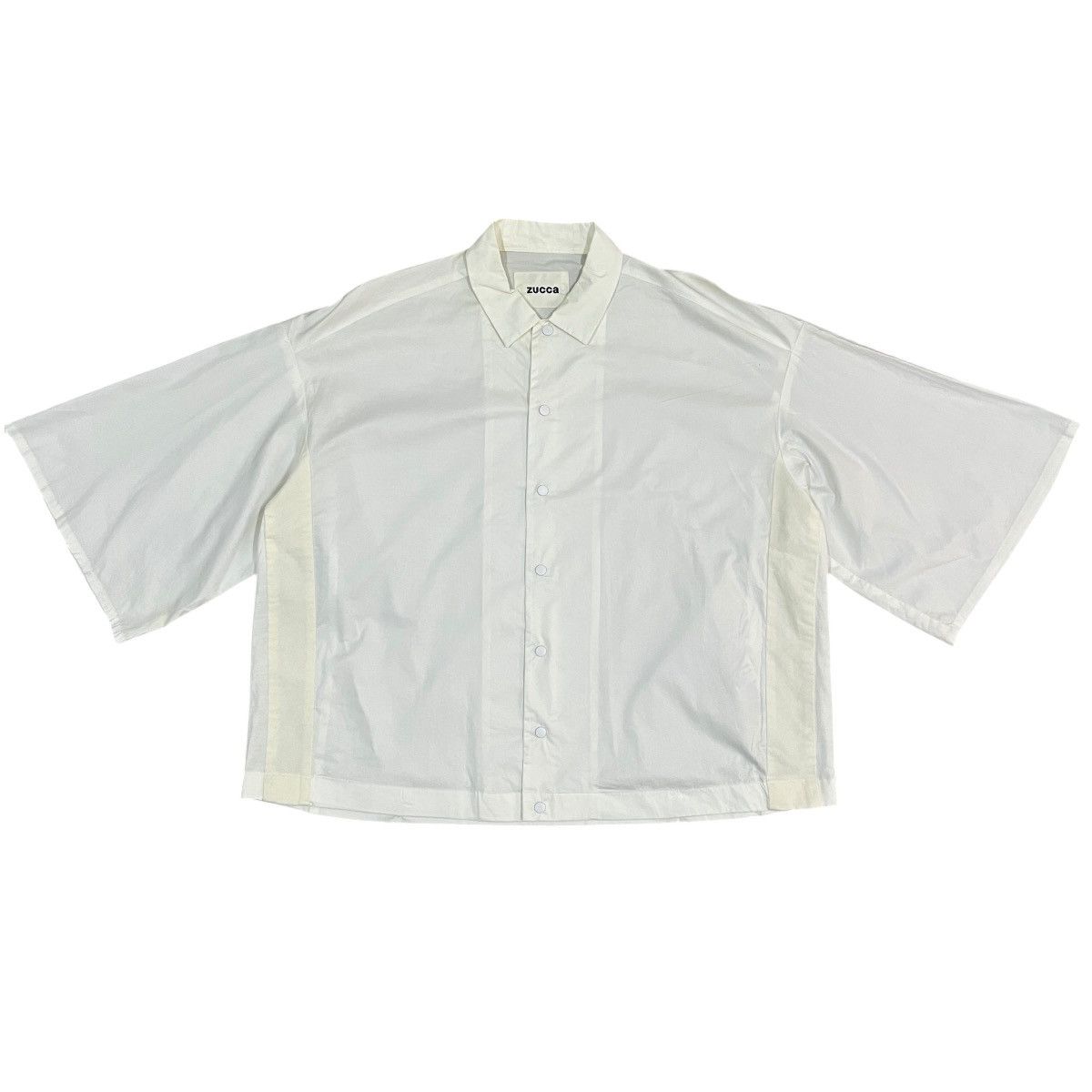Zucca Issey Miyake Zucca Oversized Open Collar Boxy Shirts Size US L / EU 52-54 / 3 - 1 Thumbnail