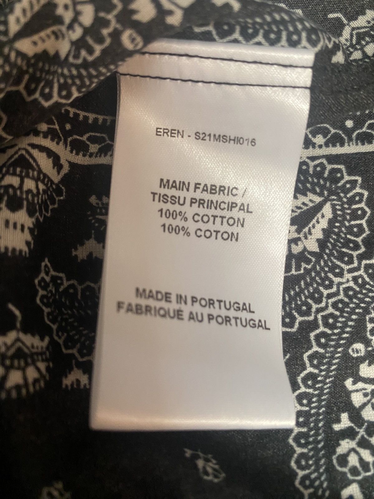 Officine Generale Officine Generale Bandana Shirt Size XS BNWT Size US XS / EU 42 / 0 - 4 Thumbnail