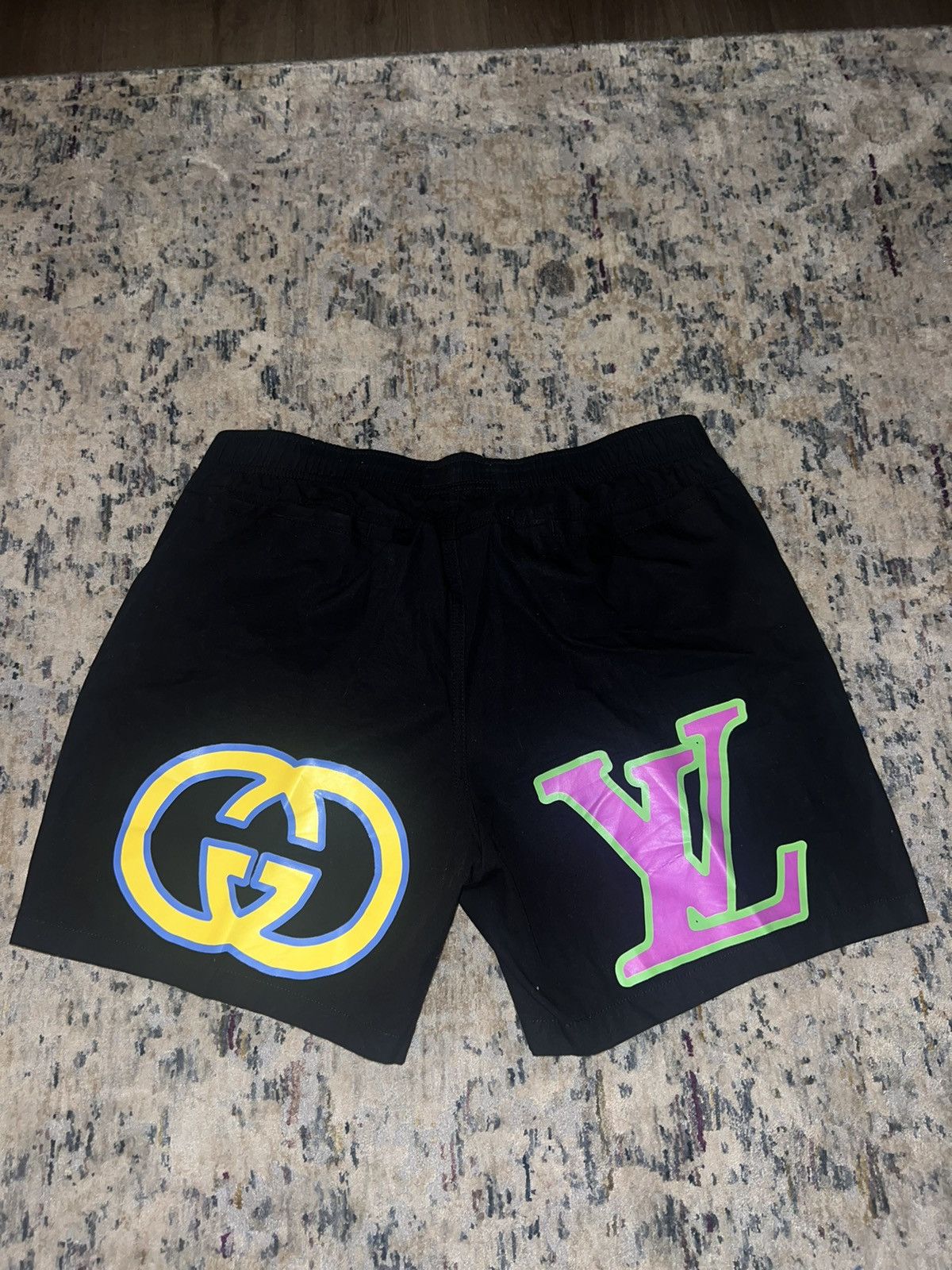 Market Secret Club Designer Shorts Sz L Size US 34 / EU 50 - 3 Thumbnail
