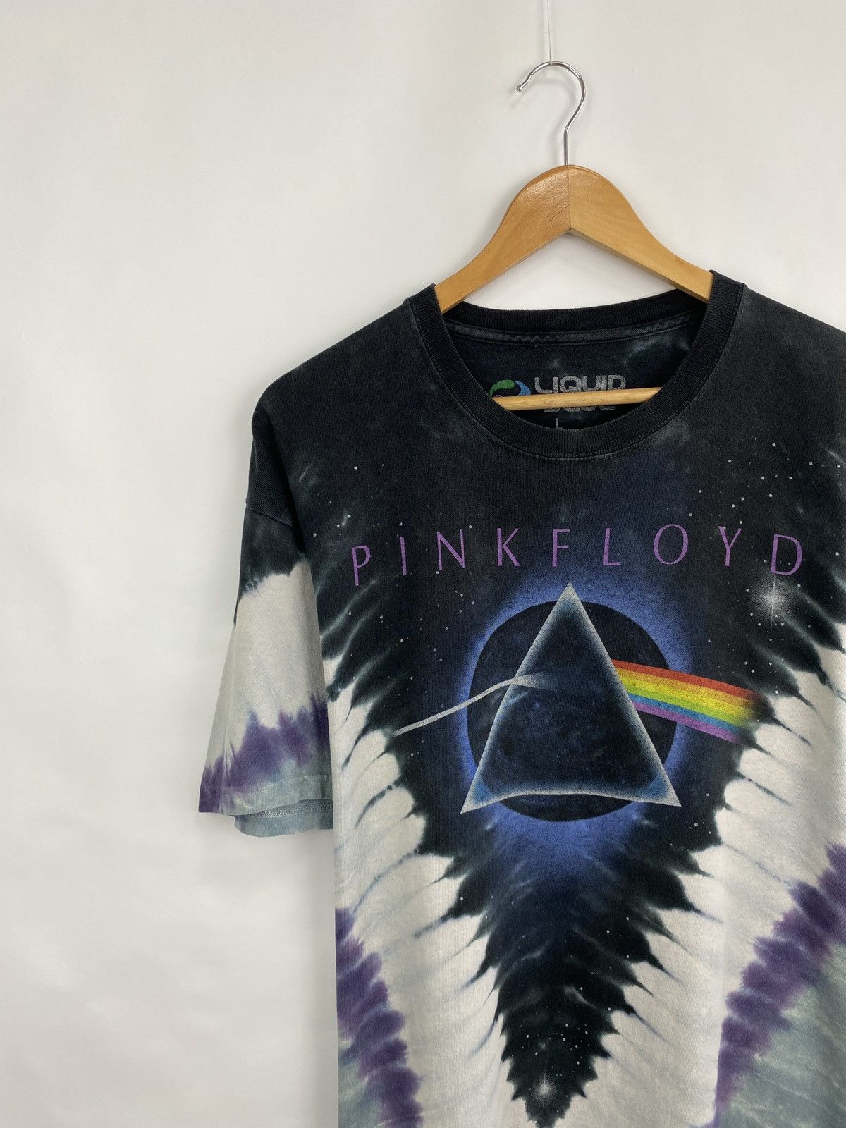 Liquid Blue Vintage Y2K Pink Floyd The Dark Side Of The Moon T-Shirt Size US L / EU 52-54 / 3 - 2 Thumbnail