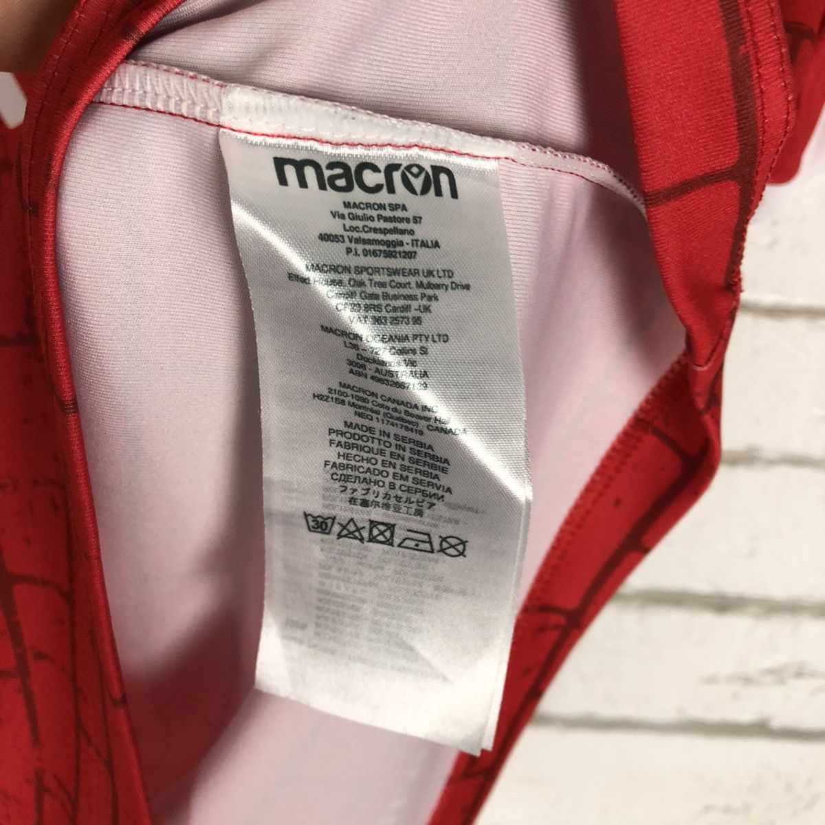 Macron Accrington Stanley 2023 2024 home soccer jersey Size US XS / EU 42 / 0 - 6 Thumbnail