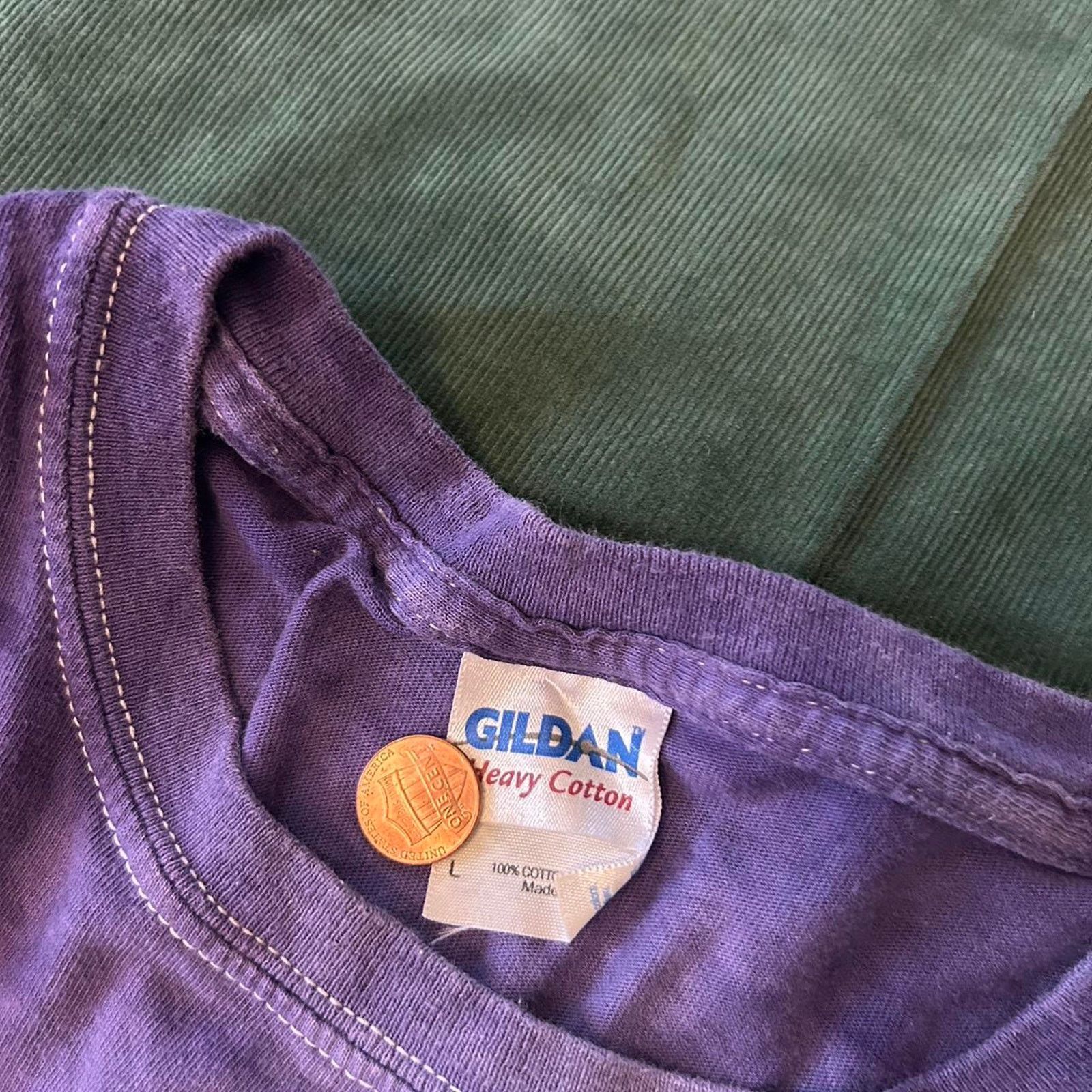 Gildan Vintage tie dye tiger tee Size US L / EU 52-54 / 3 - 3 Thumbnail