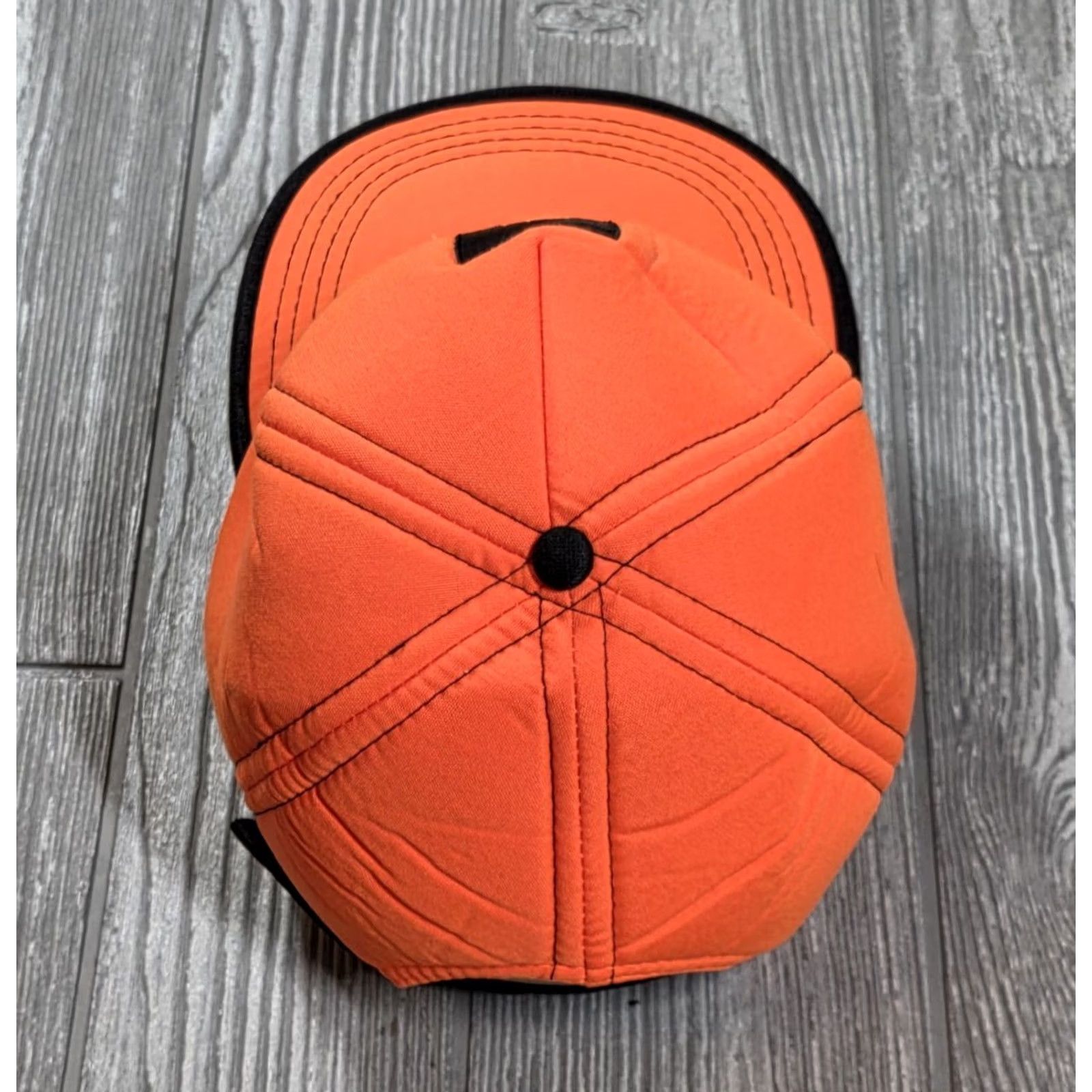 Vintage VINTAGE Ducks Unlimited Trucker Hat Embroidered Adjustable Blaze Orange Hunting SDM? Size 44L - 4 Thumbnail