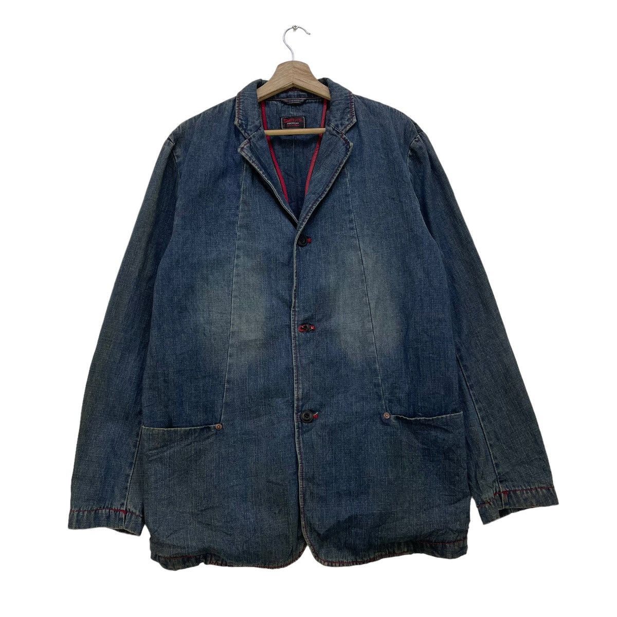 Indigo 🔥Vintage Smith Chore Jacket Size US M / EU 48-50 / 2 - 1 Thumbnail